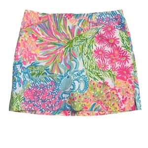 Lilly Pulitzer Colorful Floral Skort